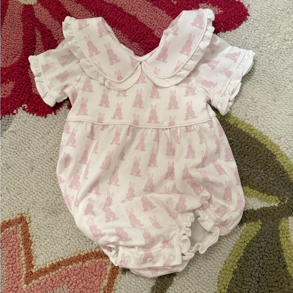 Pink Bunny Print bubble (no dress)